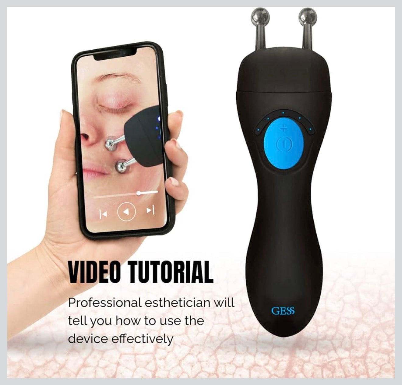 Appareil Thérapie Microcourant Visage &amp; Cou – Lifting &amp; Éclat