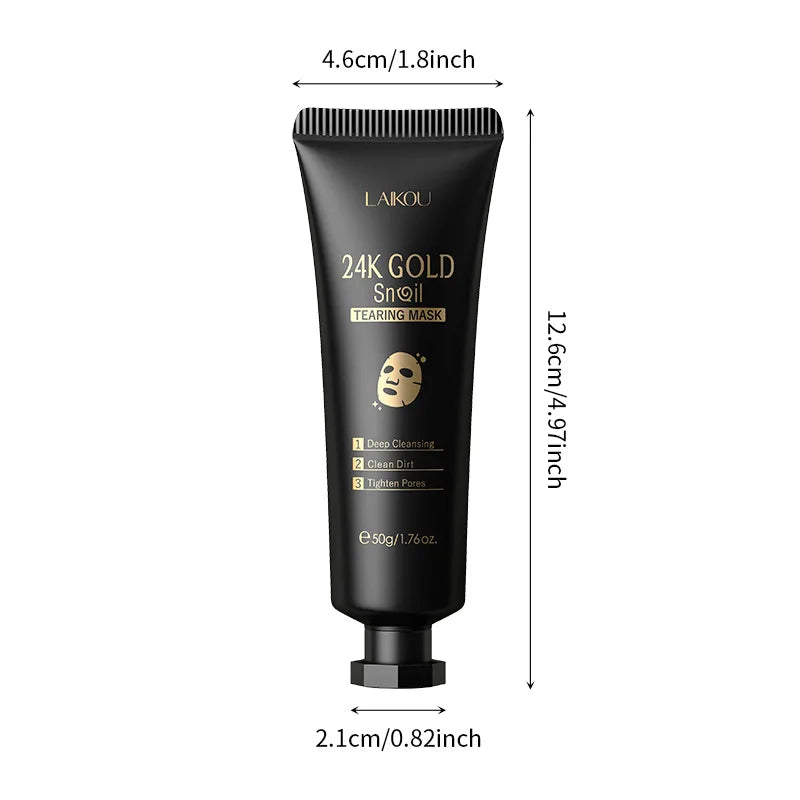 Masque Peel-Off Or 24K &amp; Bave d’Escargot – LAIKOU